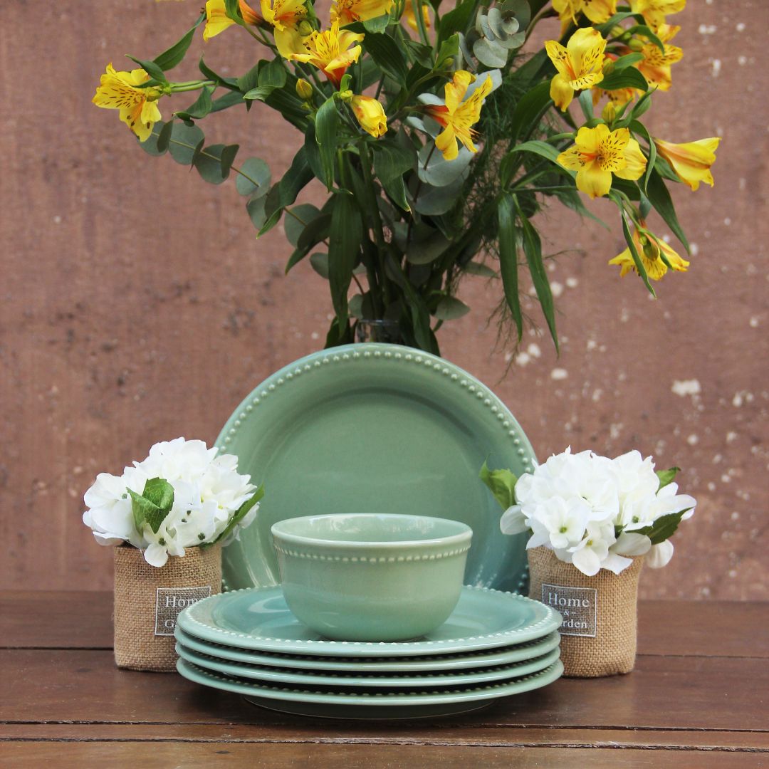 Plato Playo Queen Verde Aqua