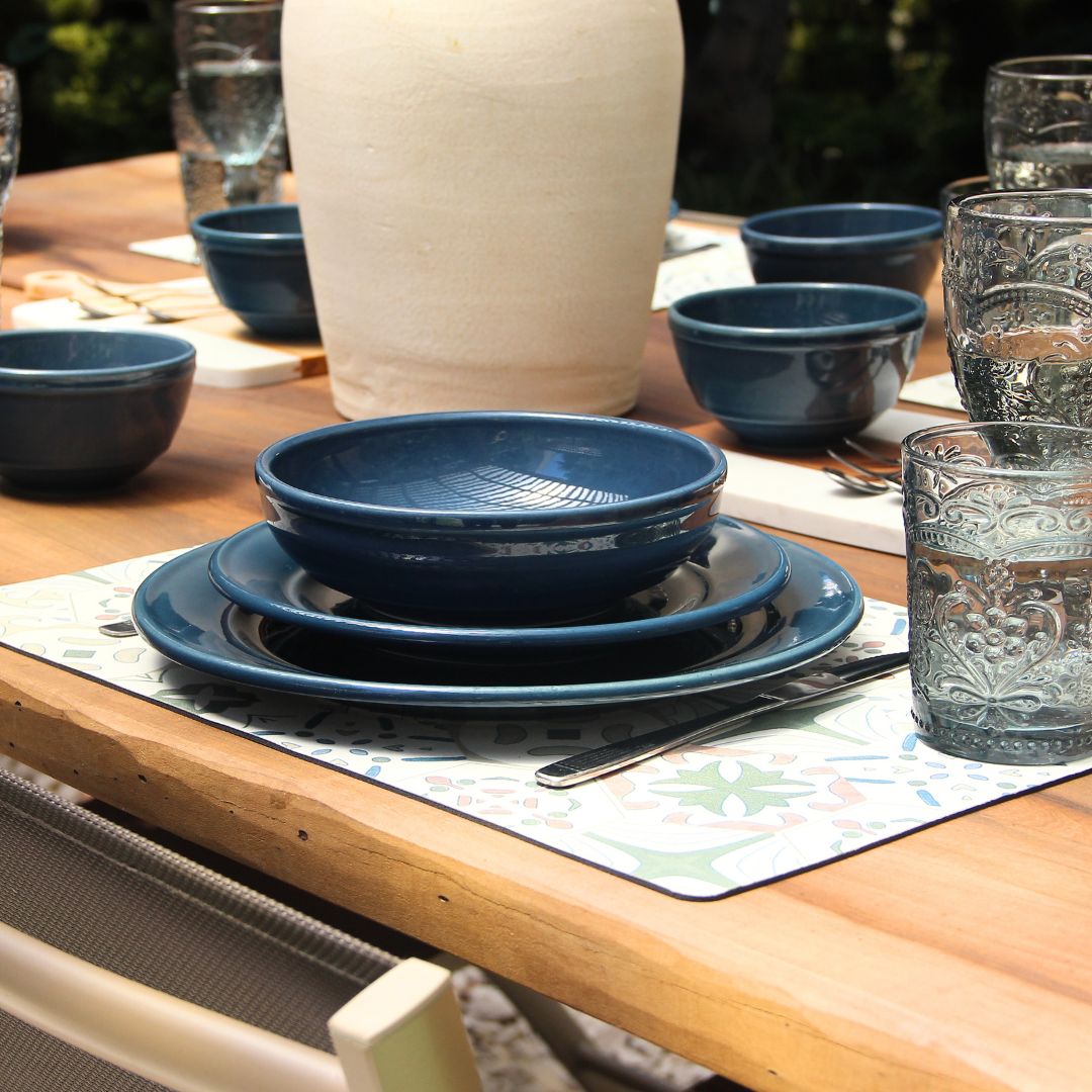 Plato Hondo Lisboa Azul