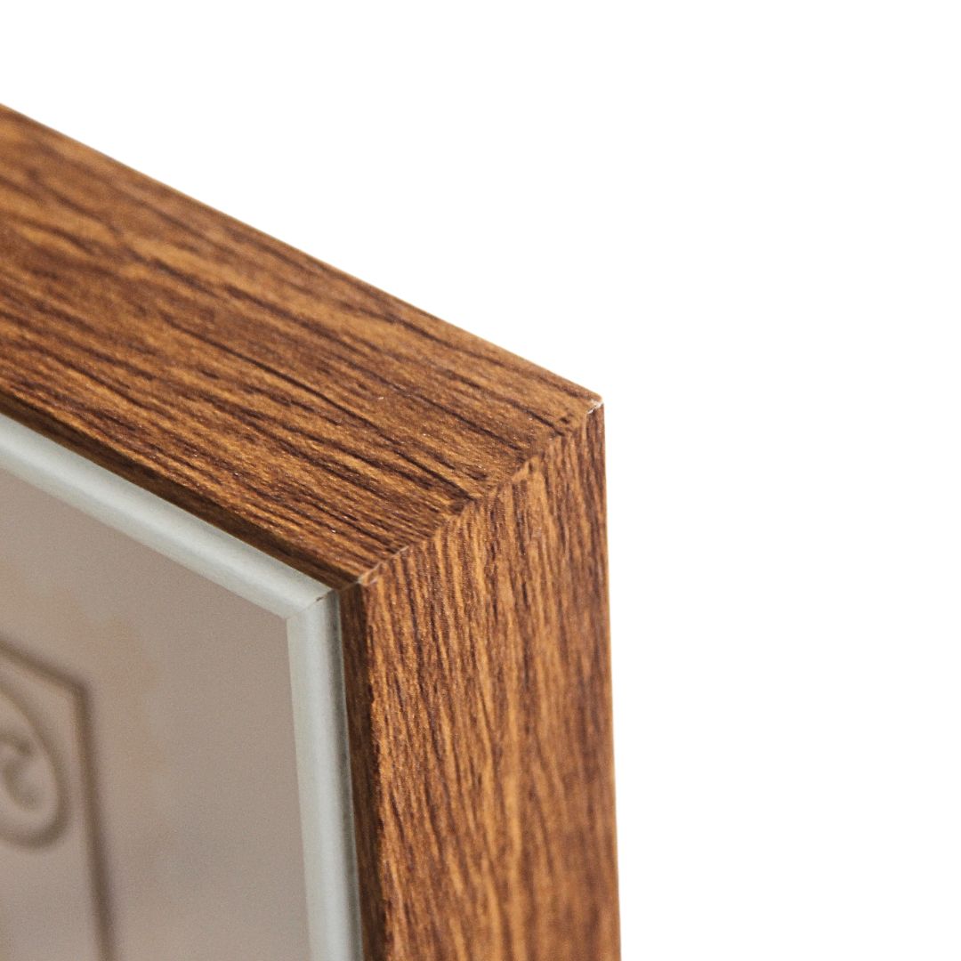 Cuadro Roma 40x40 cm Marco Oscuro