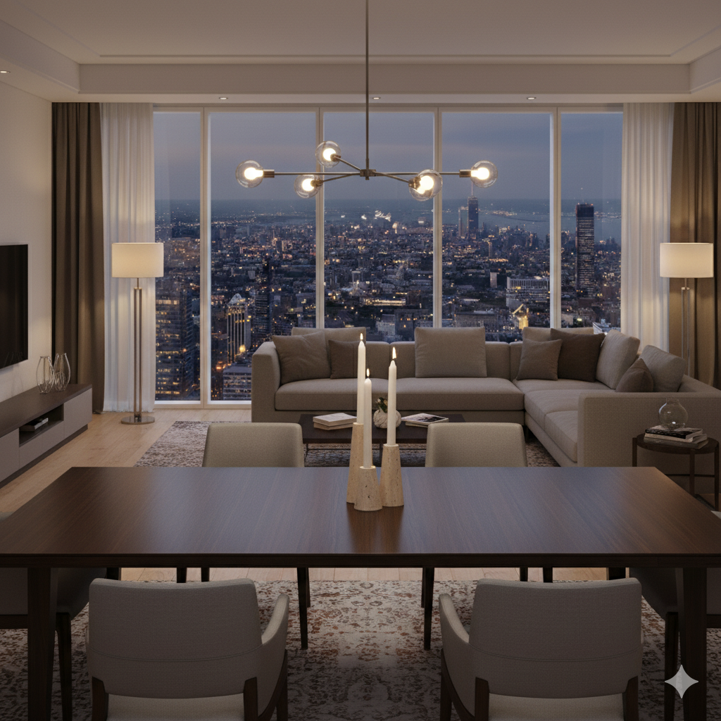 Candelabro Travertino Chico