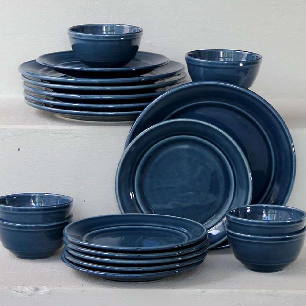 Juego 18 Piezas Lisboa Azul