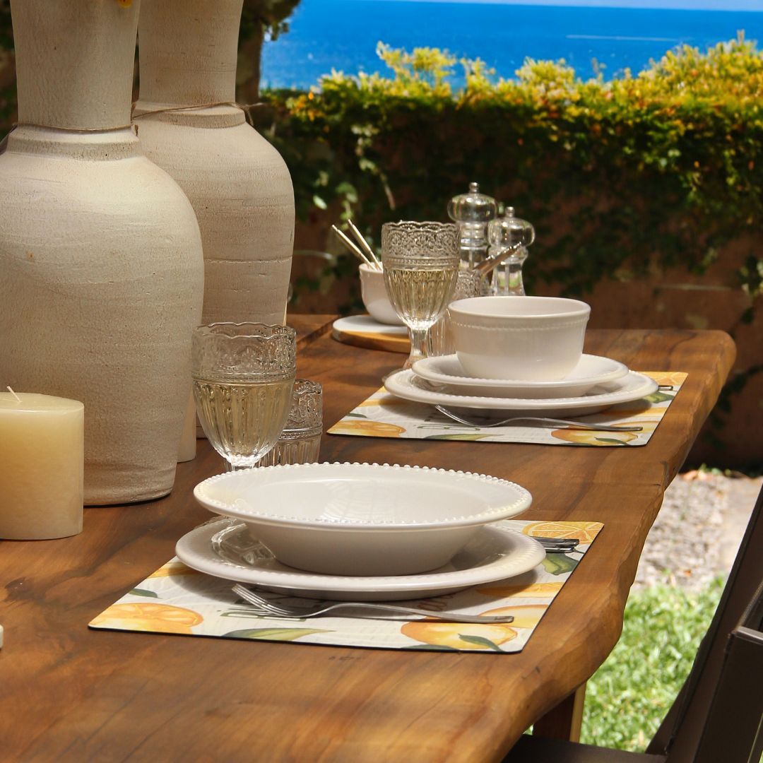 Plato Hondo Queen Blanco