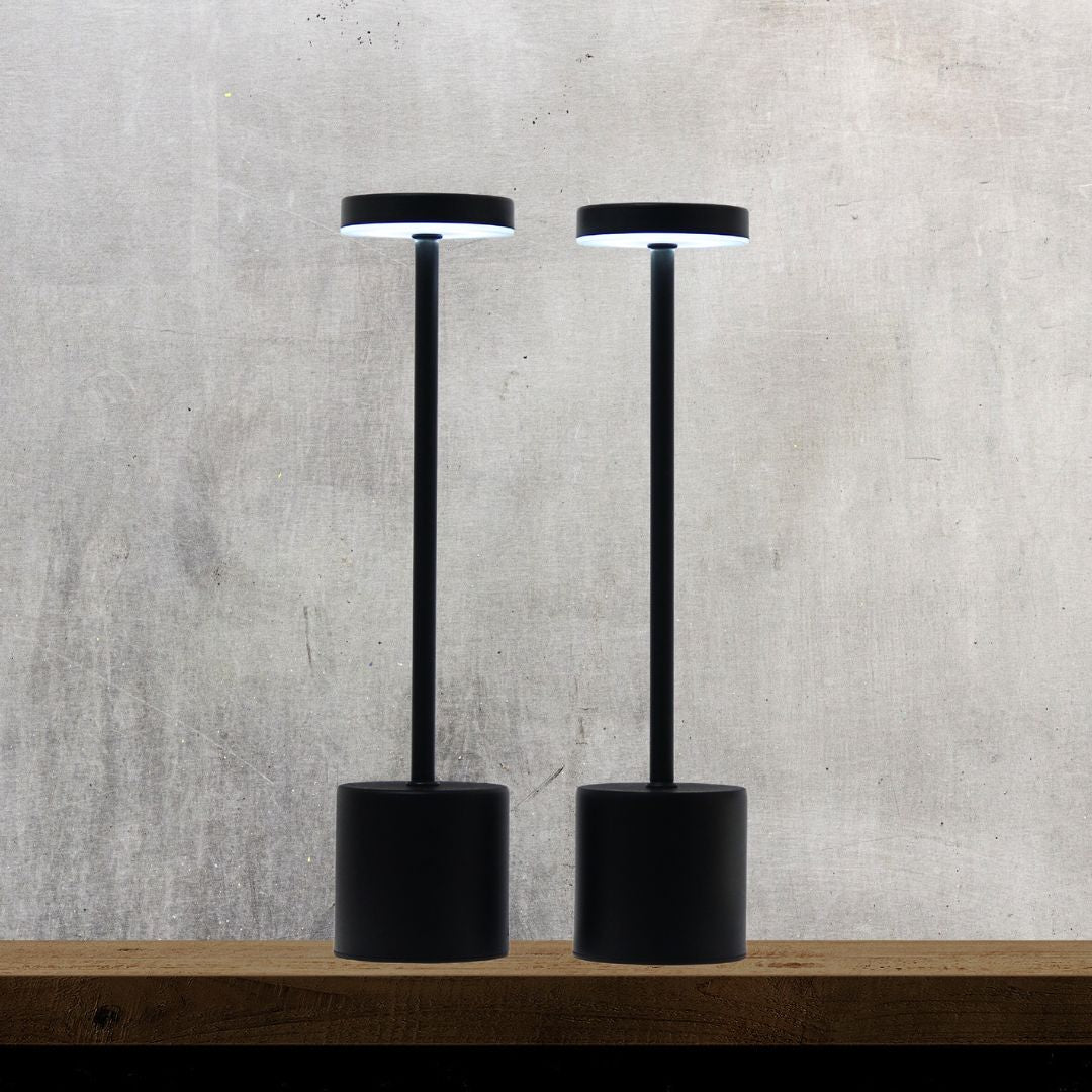 Pack 2 Lámparas Quebec Negras