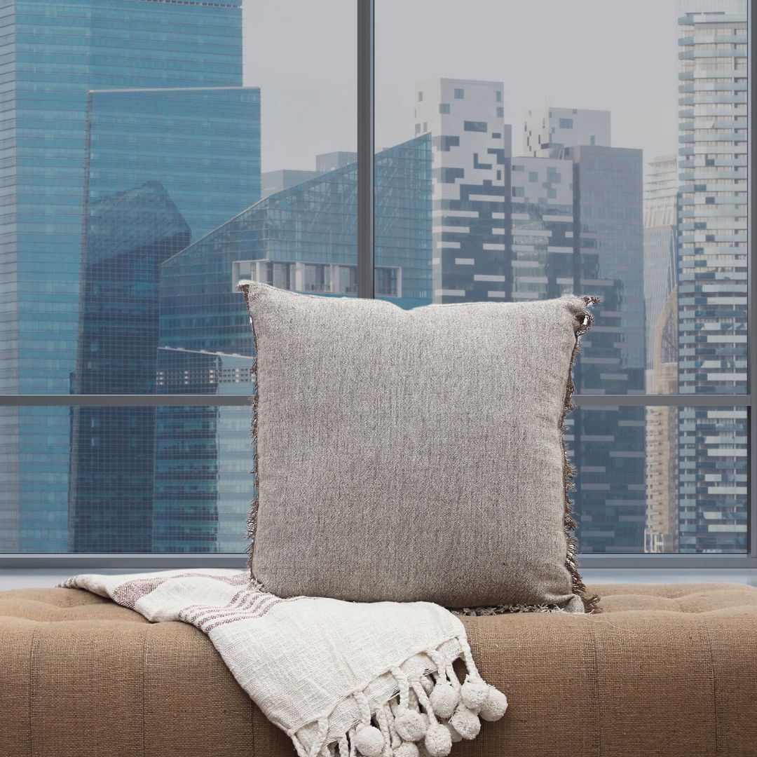 Almohadon Gris Sereno 50x50 Cm