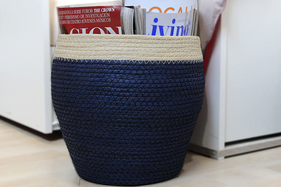 Canasto Seagrass Grande Blue