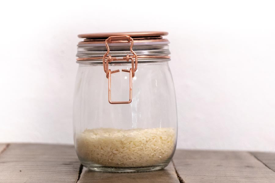 Frasco Clip Tapa Cobre Chico