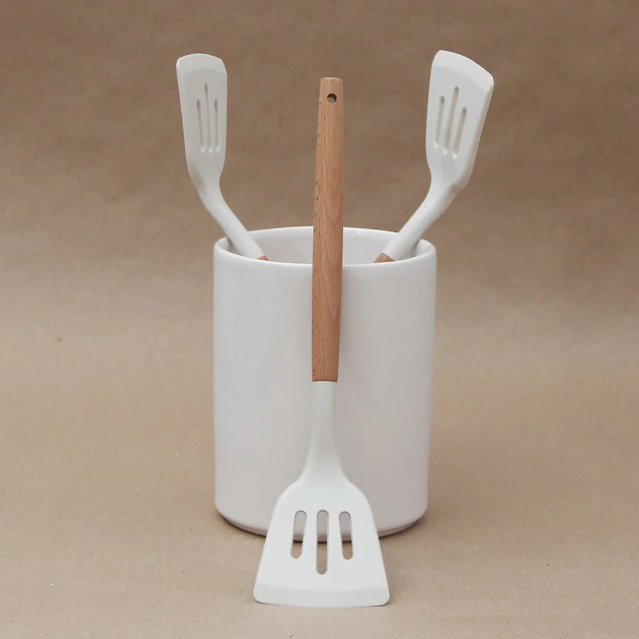 Pack 8 Utensilios Blancos Premiun