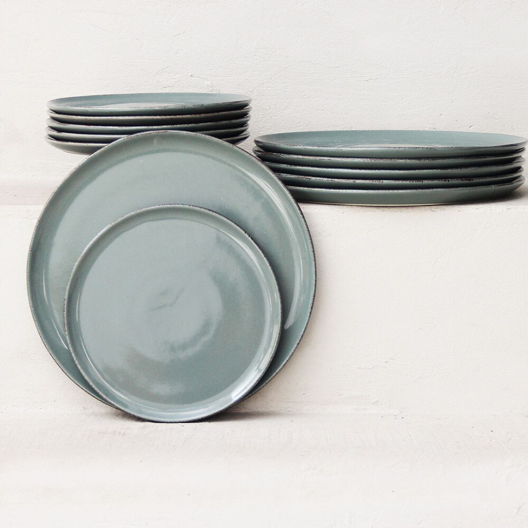 Juego 12 Piezas Positano Green Playos/Postre