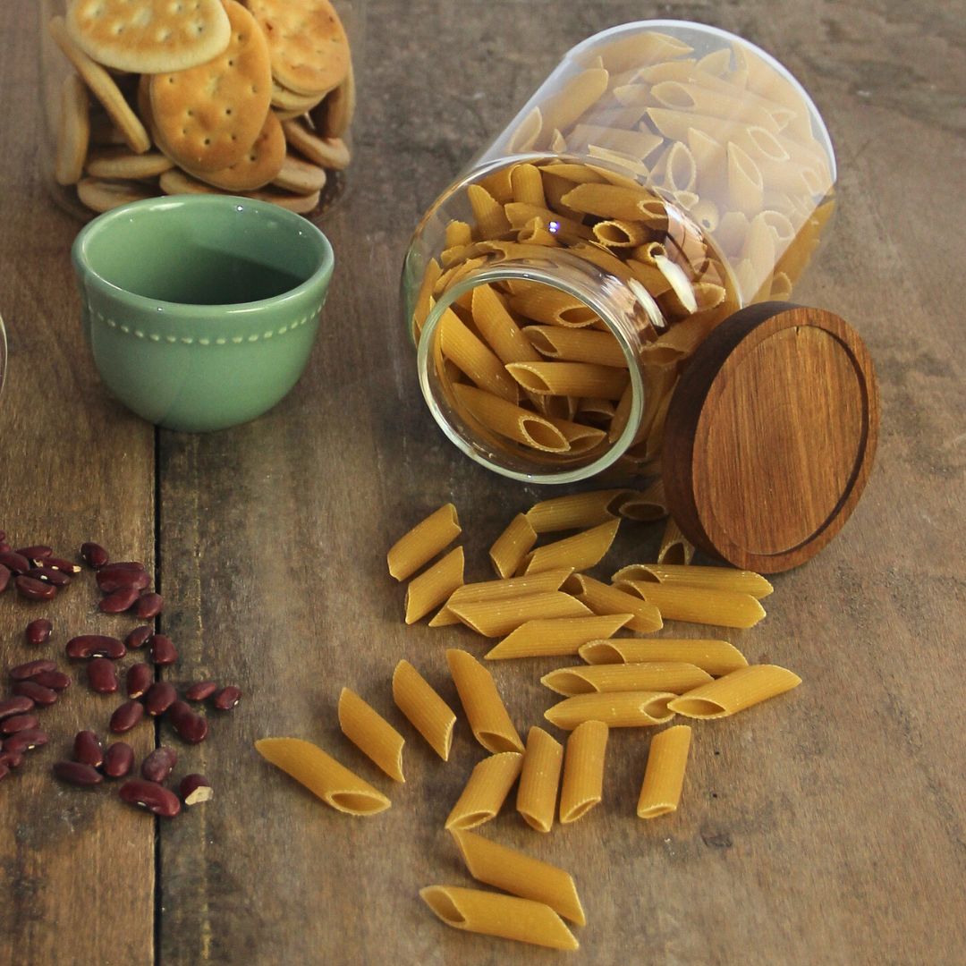 Frasco Vidrio Wood 1800 ml