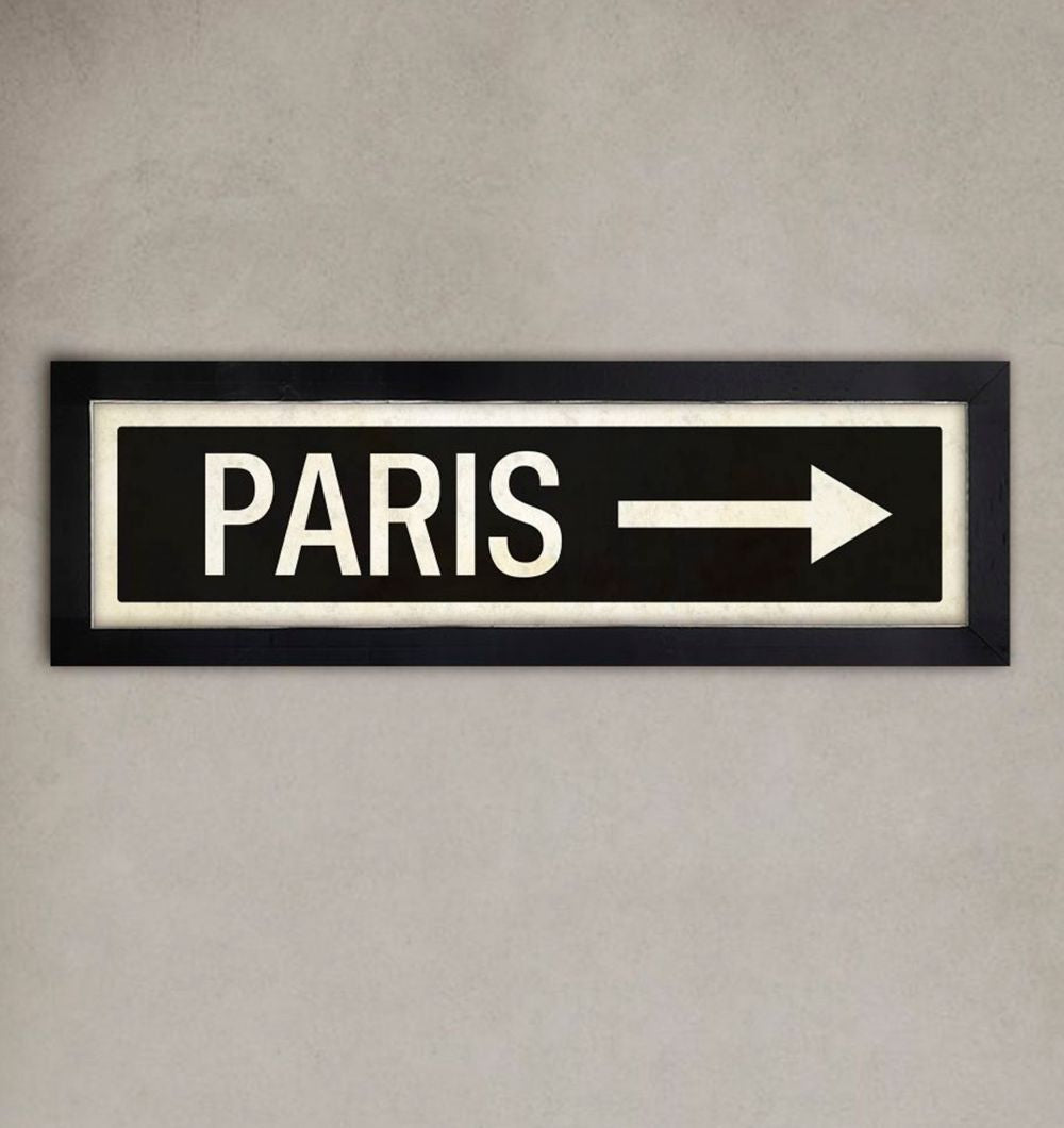 Cuadro Paris 10 x 40 cm