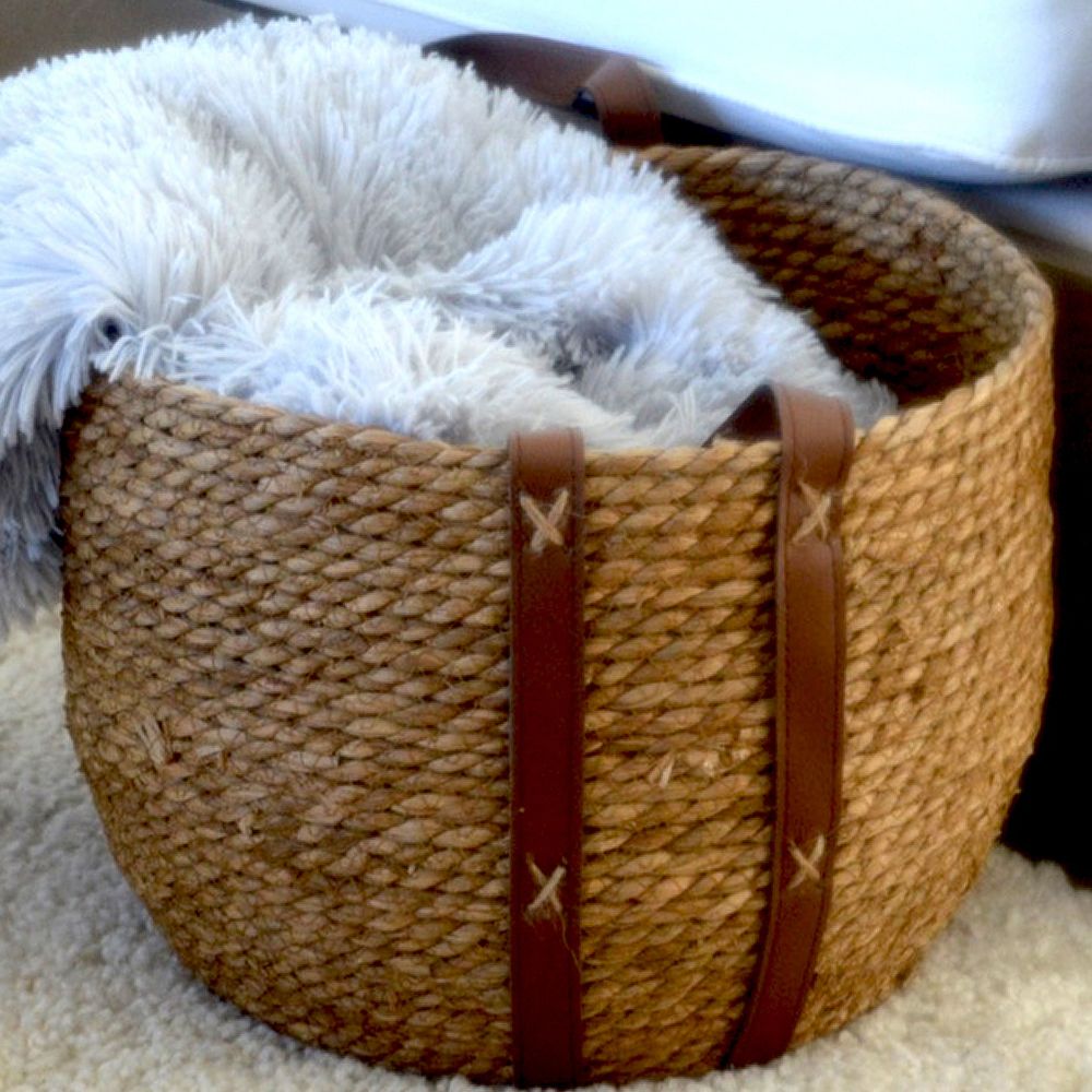 Canasto Melk Manija Cuero Grande