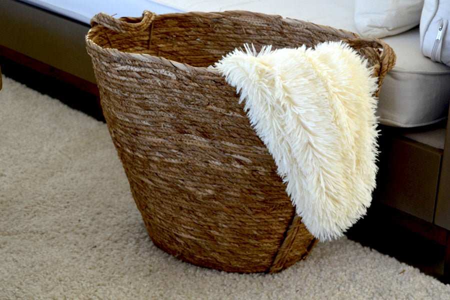 Canasto Seagrass Oval Mediano