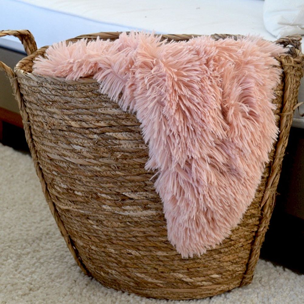 Canasto Seagrass Oval Mediano