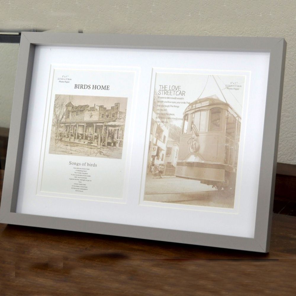 Portaretrato Tokio Doble 10x15 Gris