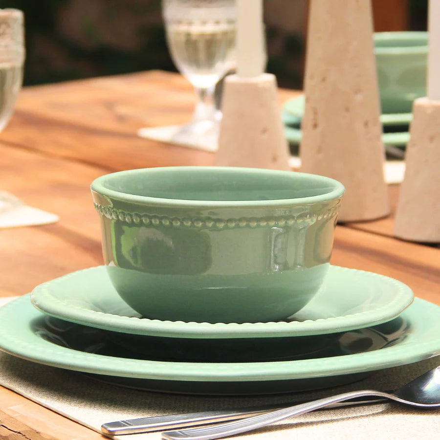 Juego 4 Piezas Queen Verde Aqua