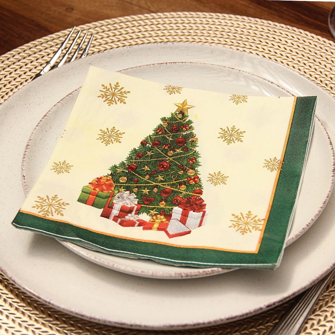 Paquete de Servilletas Rustic Tree