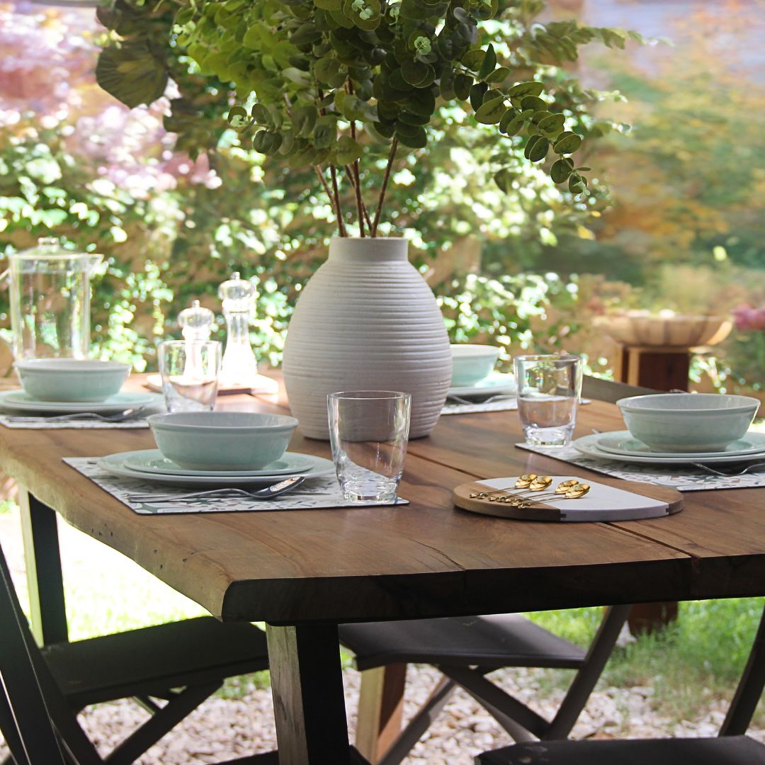 Juego 12 Piezas Melamina Menta