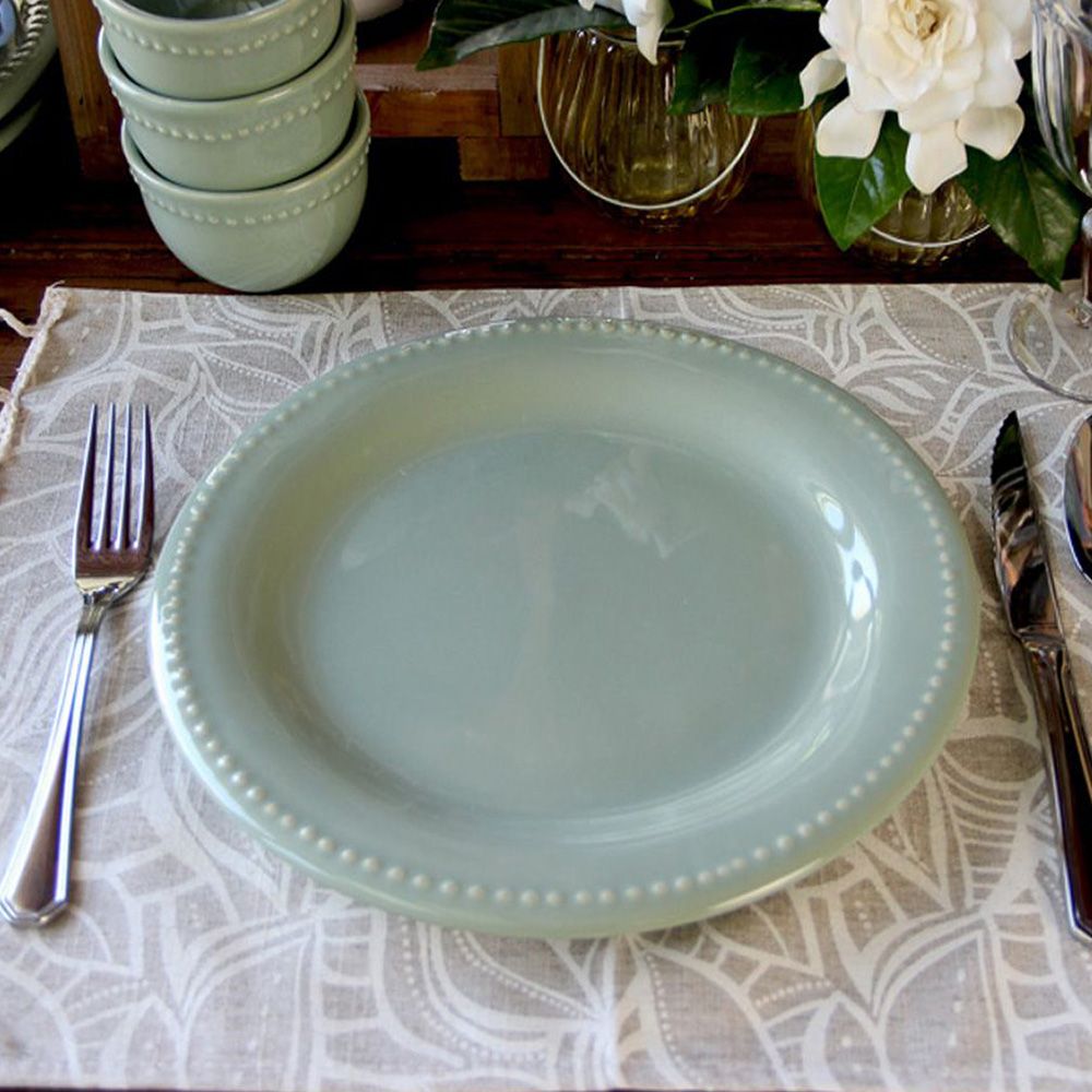 Plato Playo Queen Verde Aqua