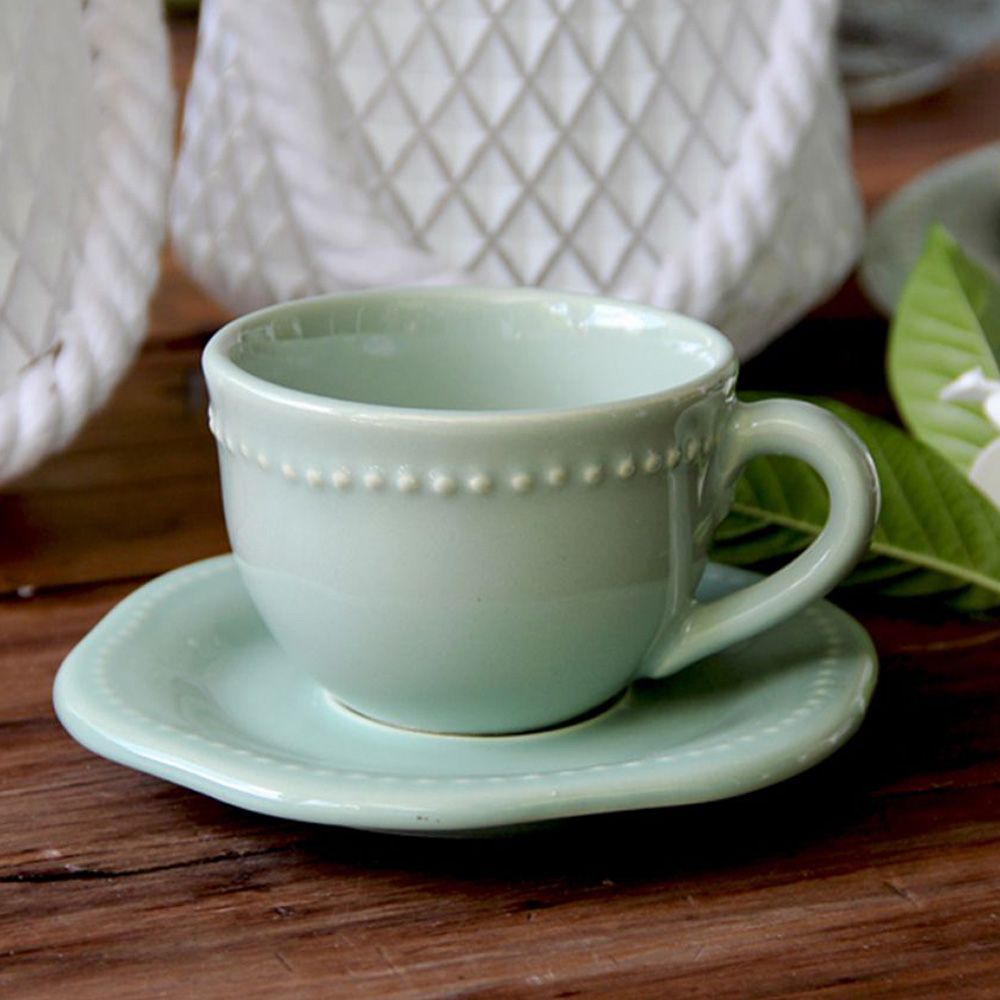 Taza de Te Queen Verde Aqua