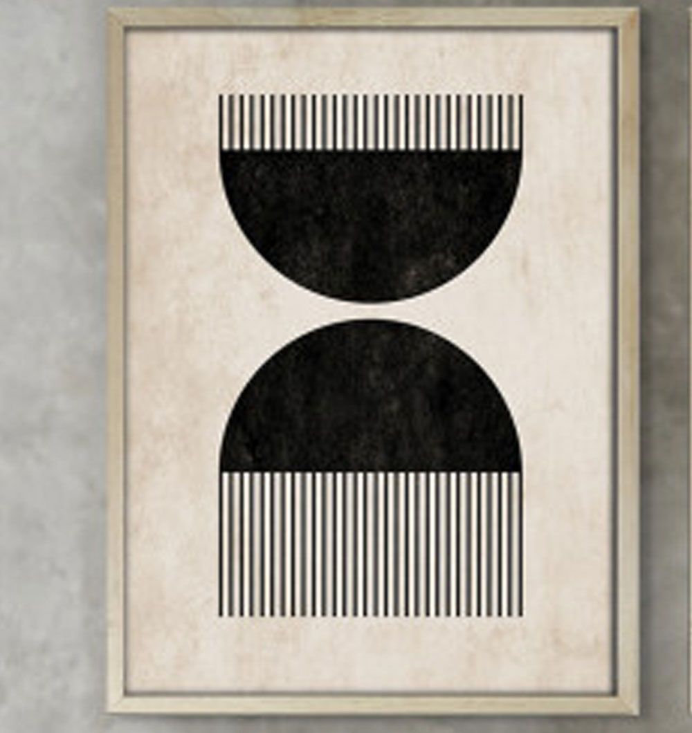 Cuadro Dos Mundos 60x80 cm Natural