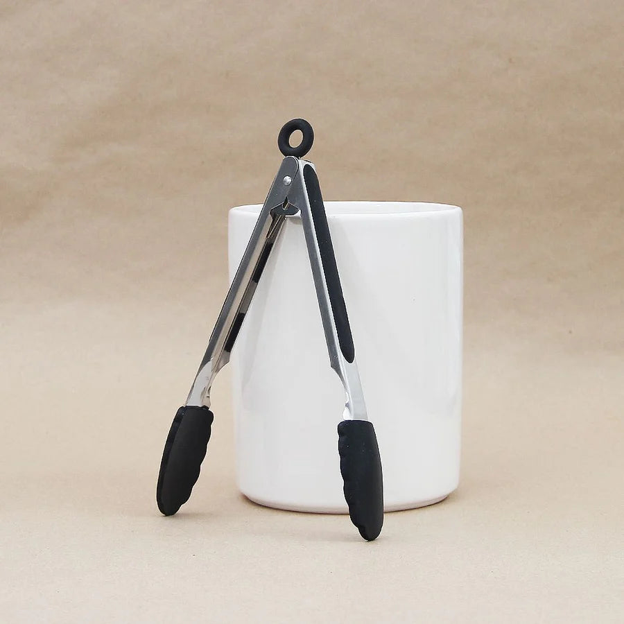 Pack 3 Utensilios/Colador/Pisa Papas/Pinza Acero Grip 23 cm