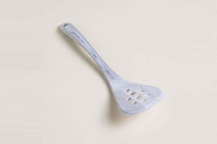 Espatula Agujereada Silicona Simil Marmol