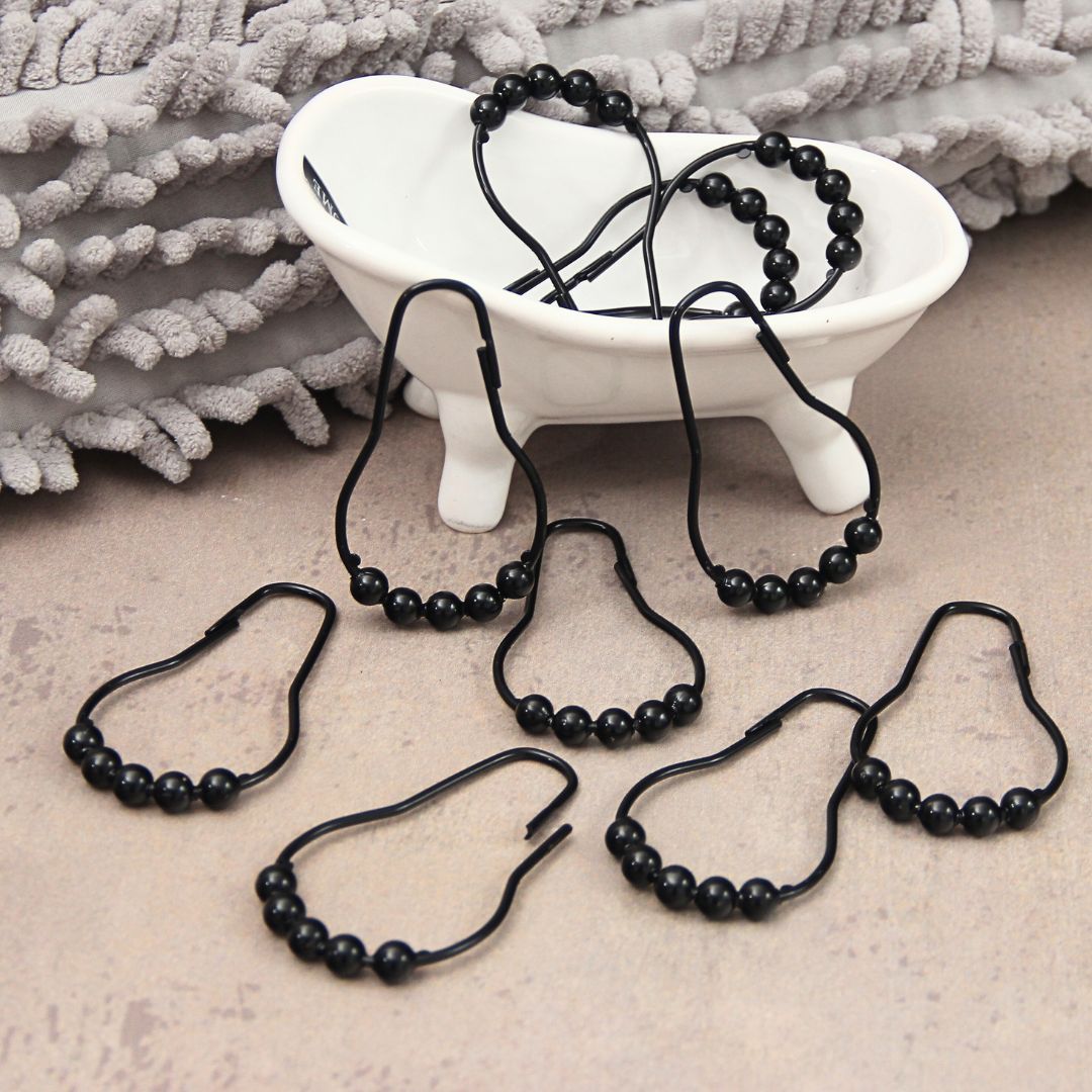 Gancho de Cortina Perlas Negras