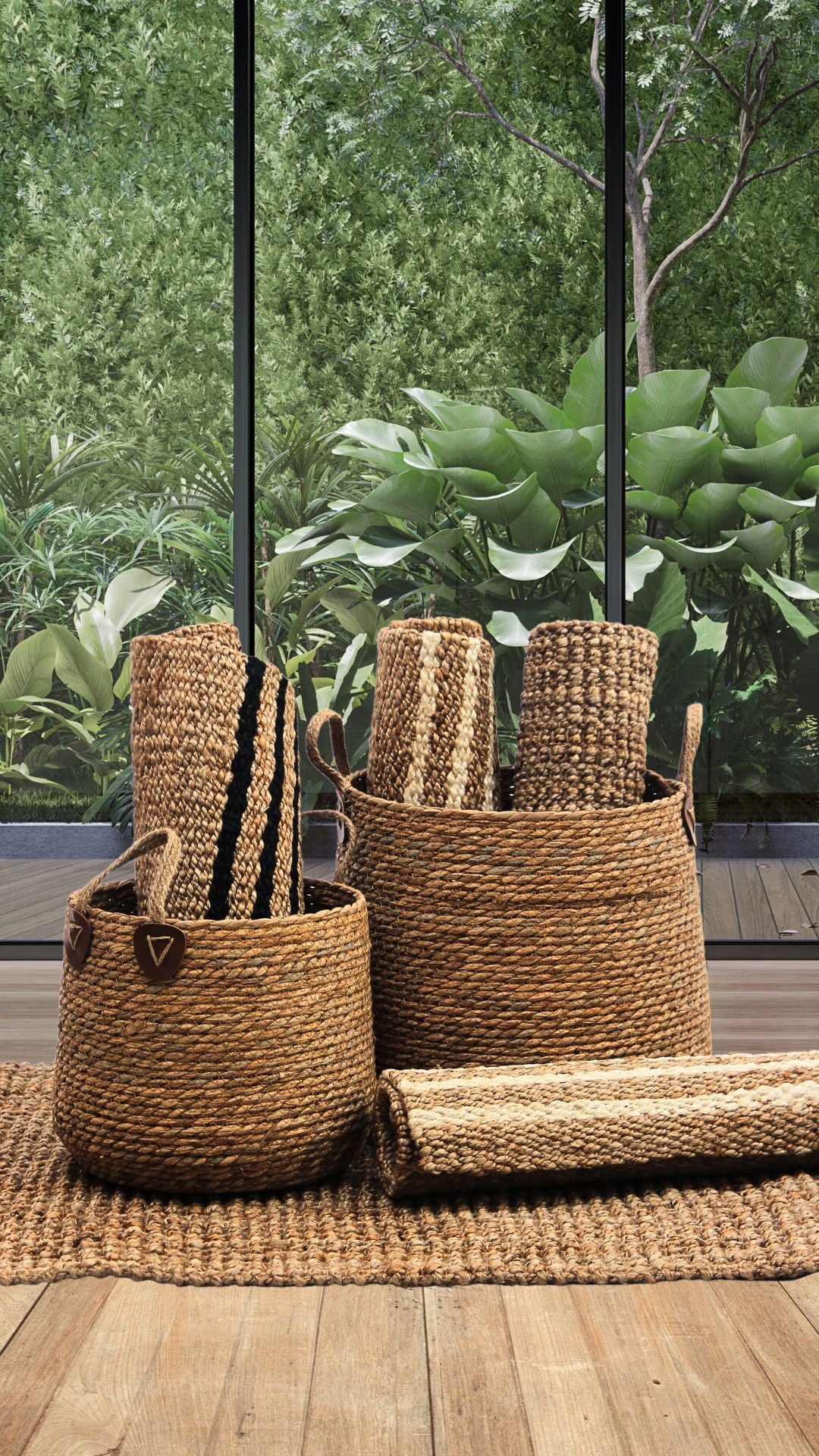 Alfombra de Yute Bucle 50 x 80 cm