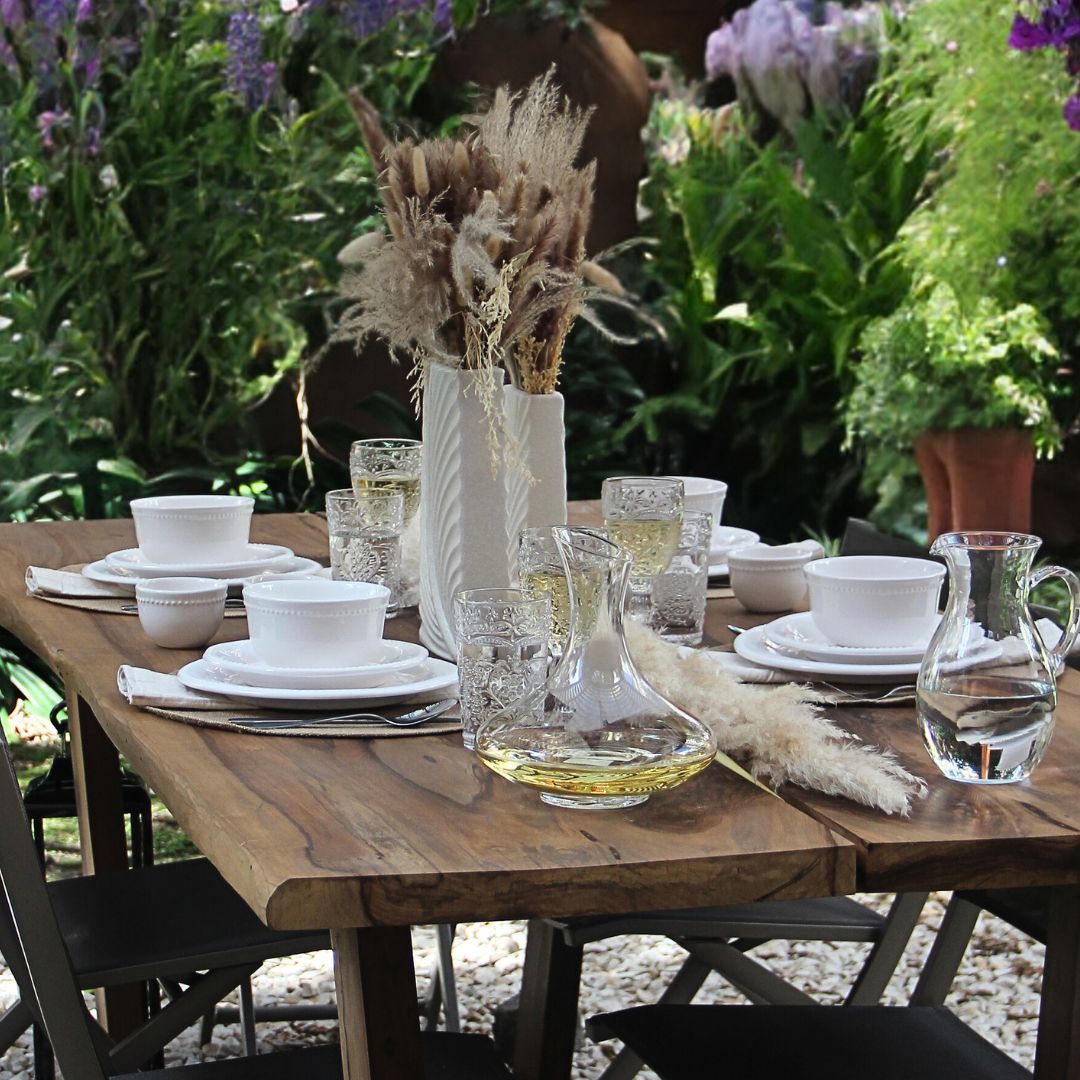 Plato Postre Queen Blanco