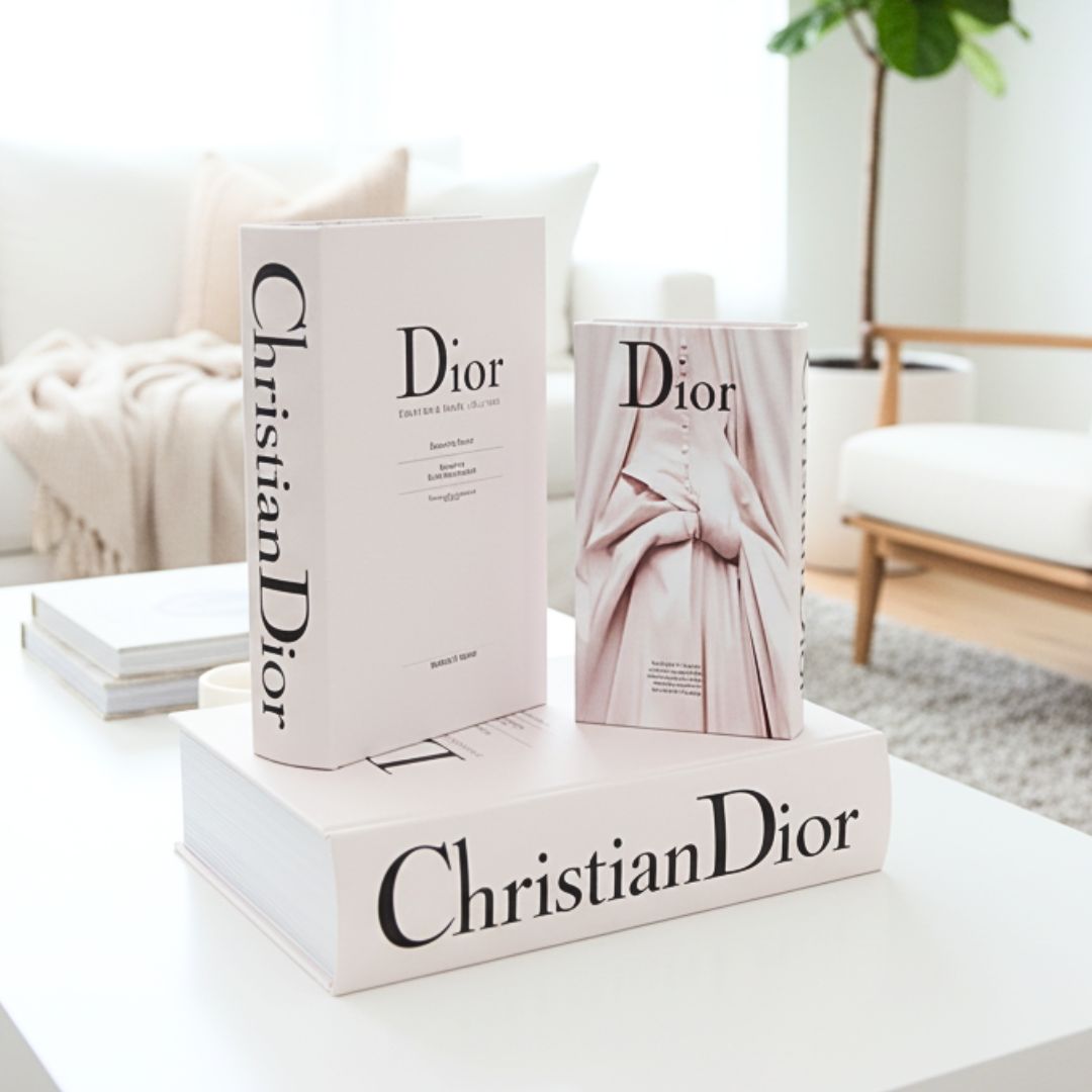 Set x 3 Cajas Libro Dior Blanc