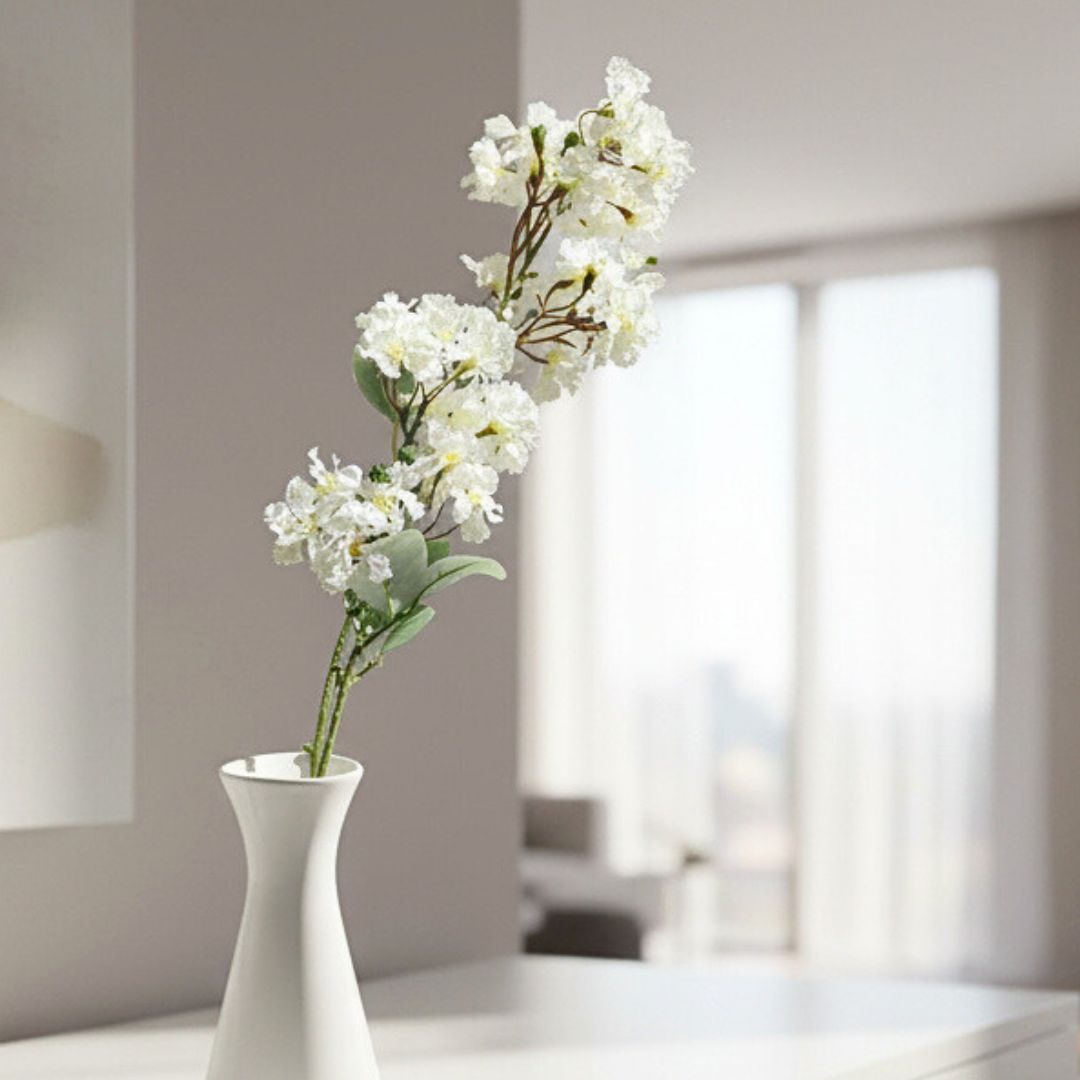 White Bloom Stem