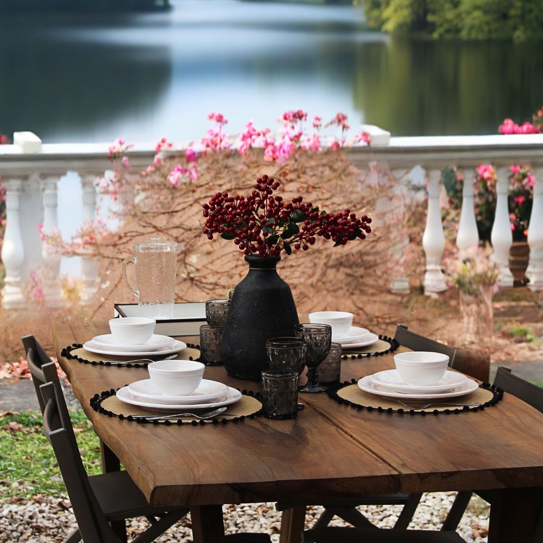 Juego 16 Piezas Lisboa/Vaso Diamond Grey