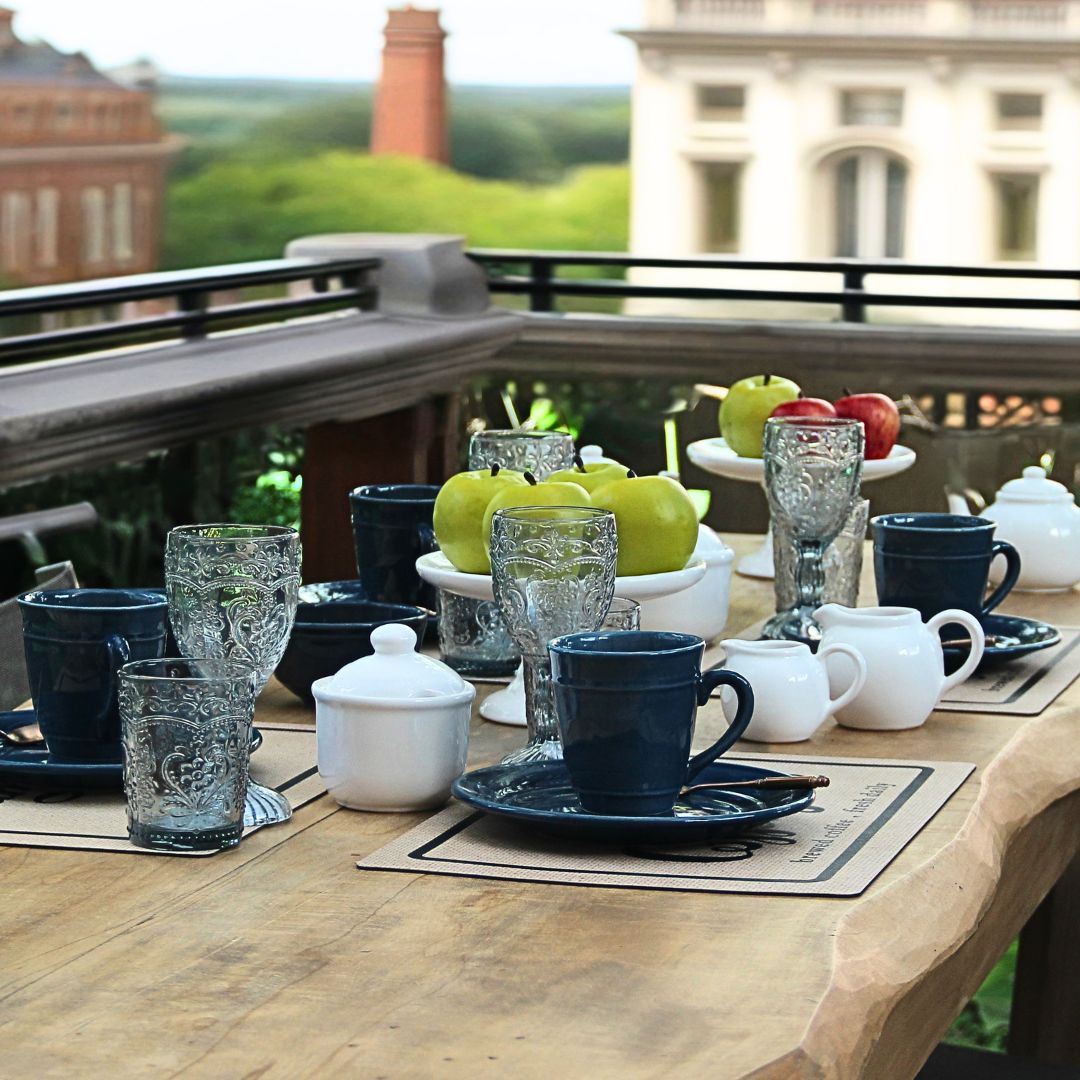 Pack 6 Copas Hampton Blue