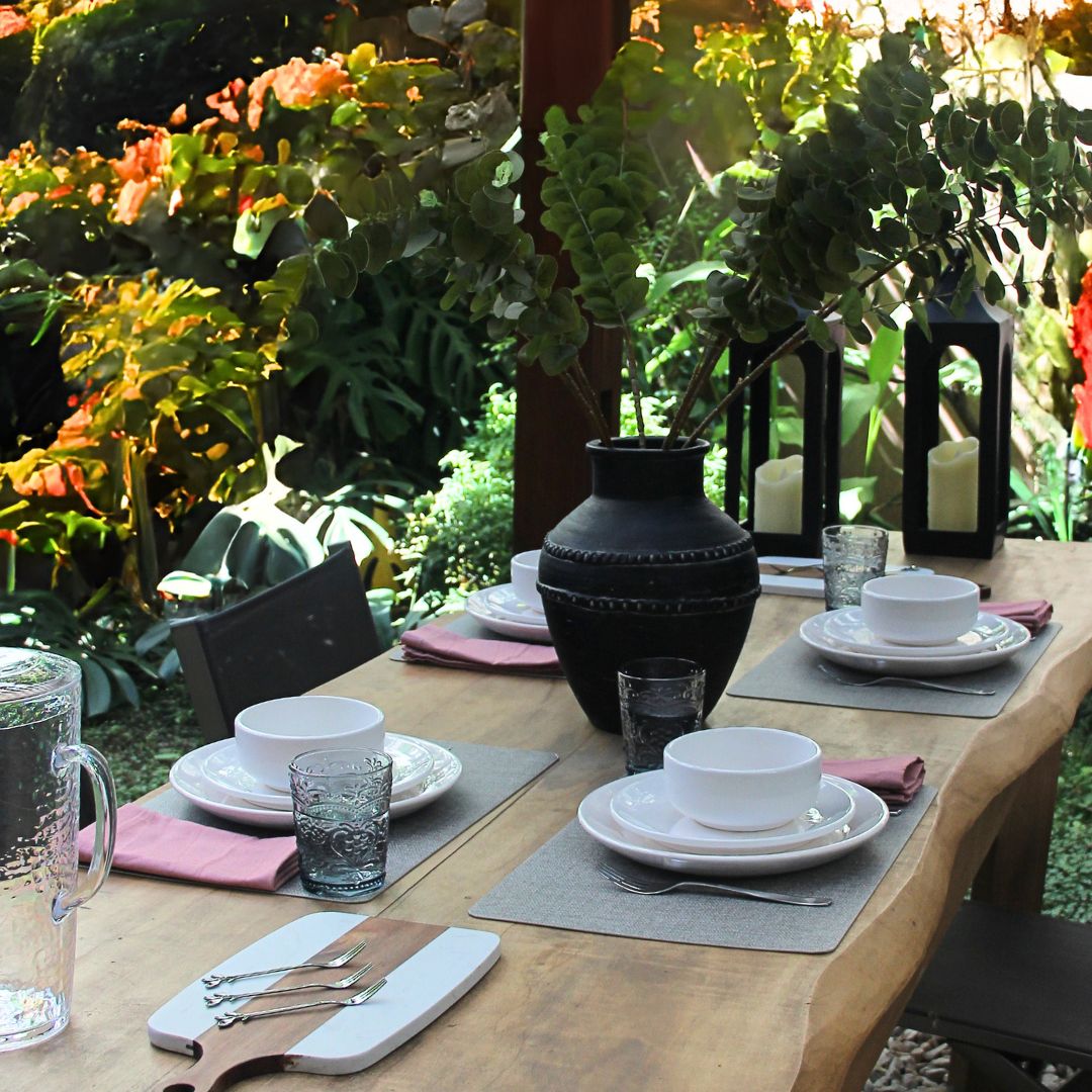 Juego 16 Piezas Daily / Vaso Hampton Blue