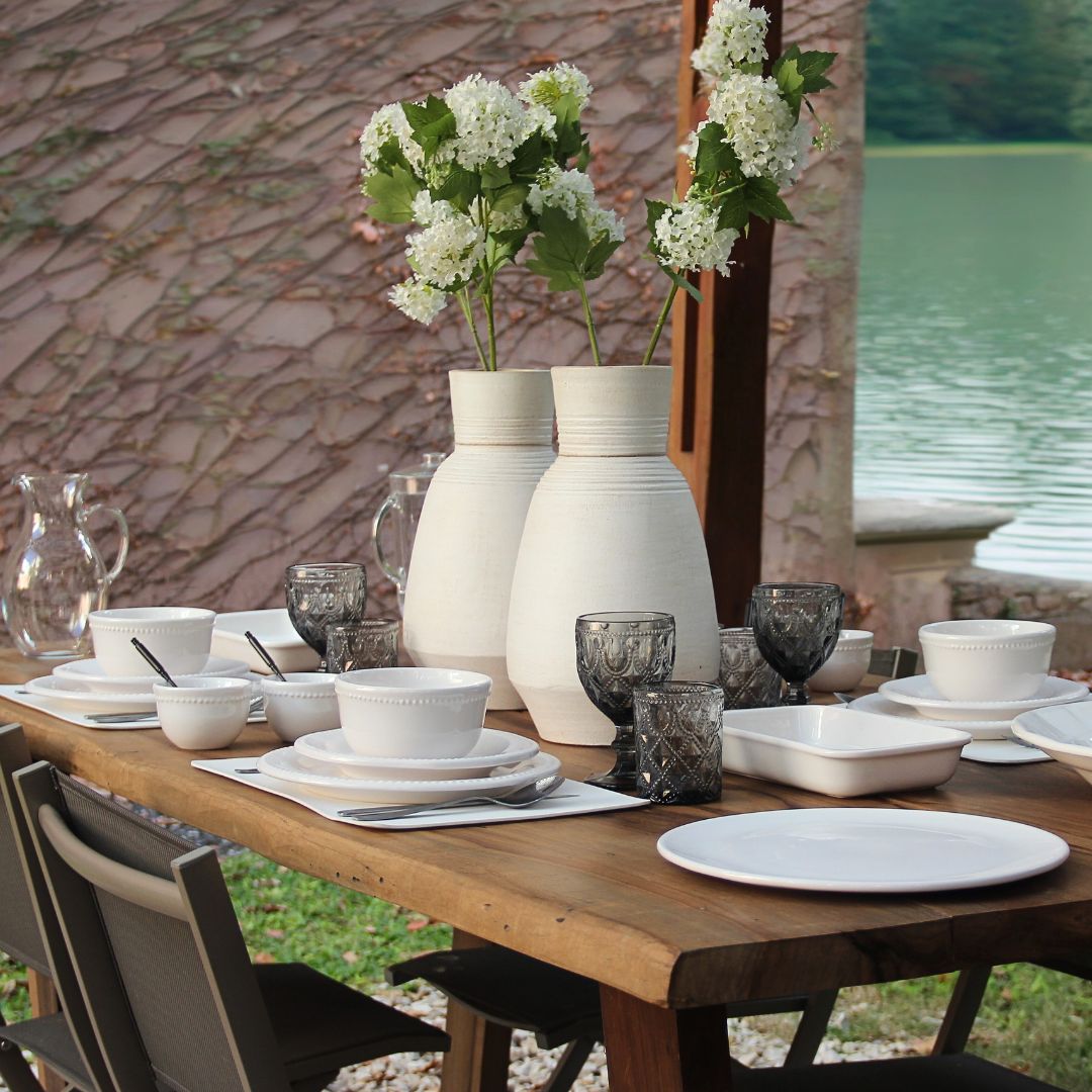 Juego 16 Piezas Queen/Vasos Diamond Grey