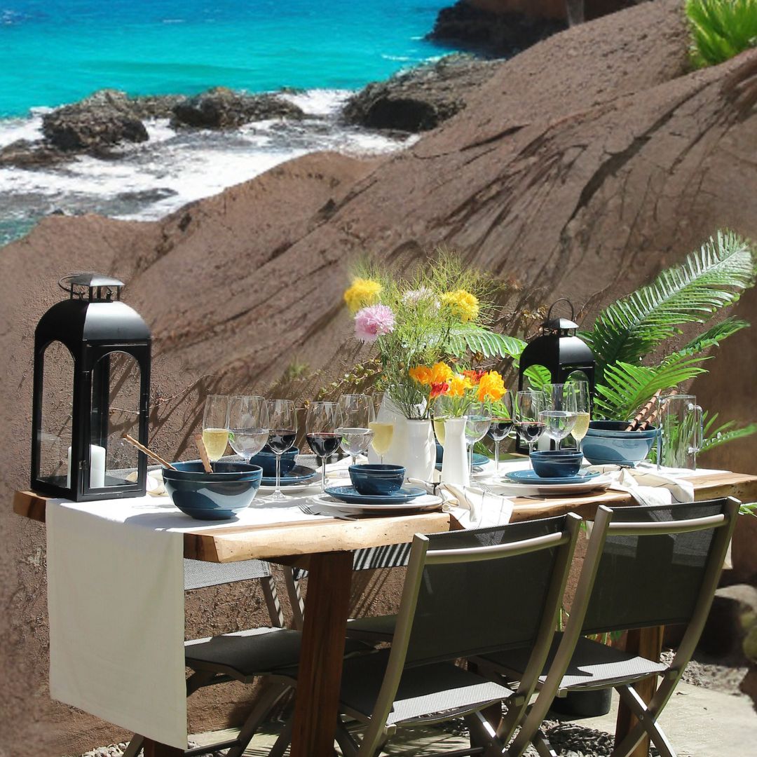 Juego 18 Piezas Lisboa Azul