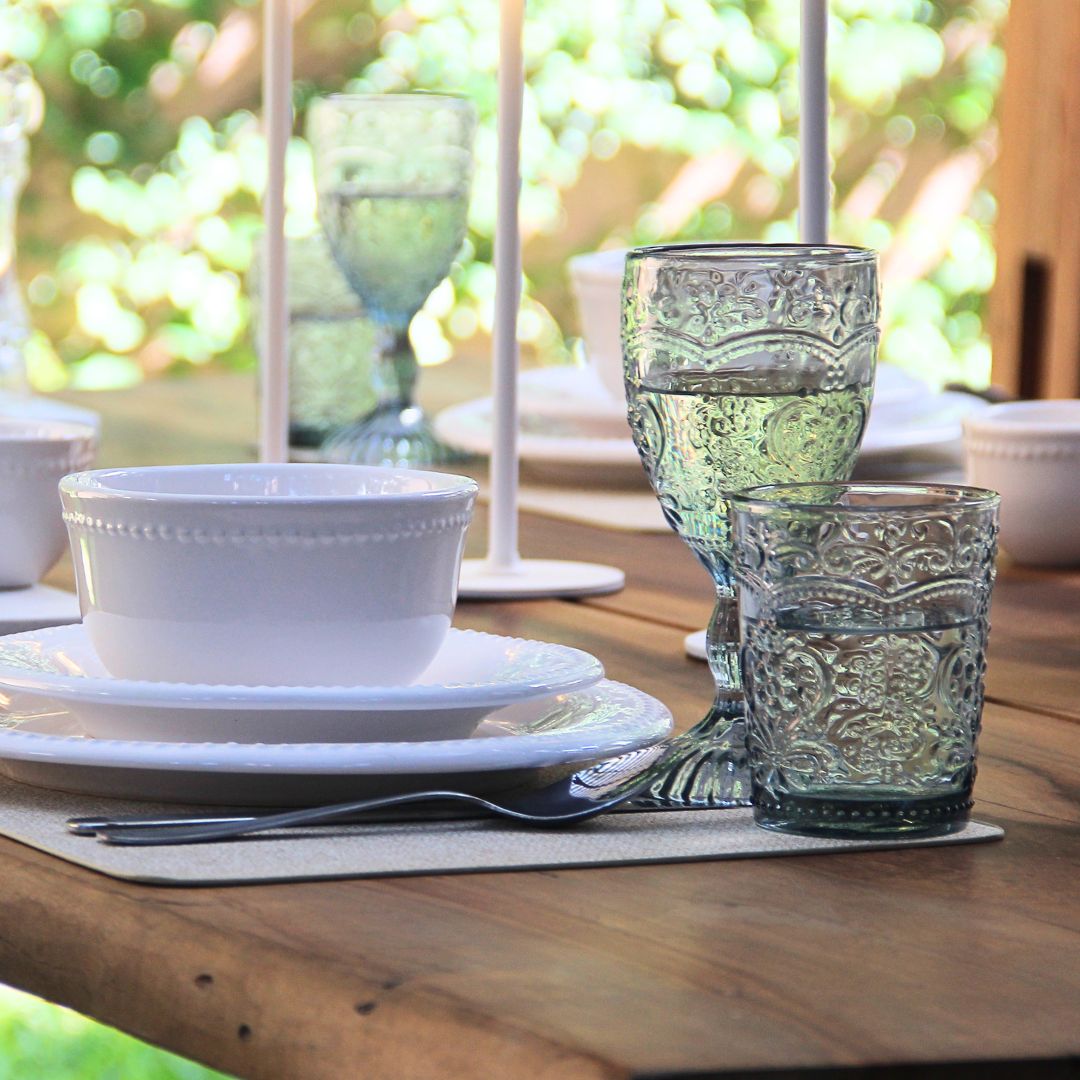 Juego 20 Piezas Queen Copas y Vasos Blue