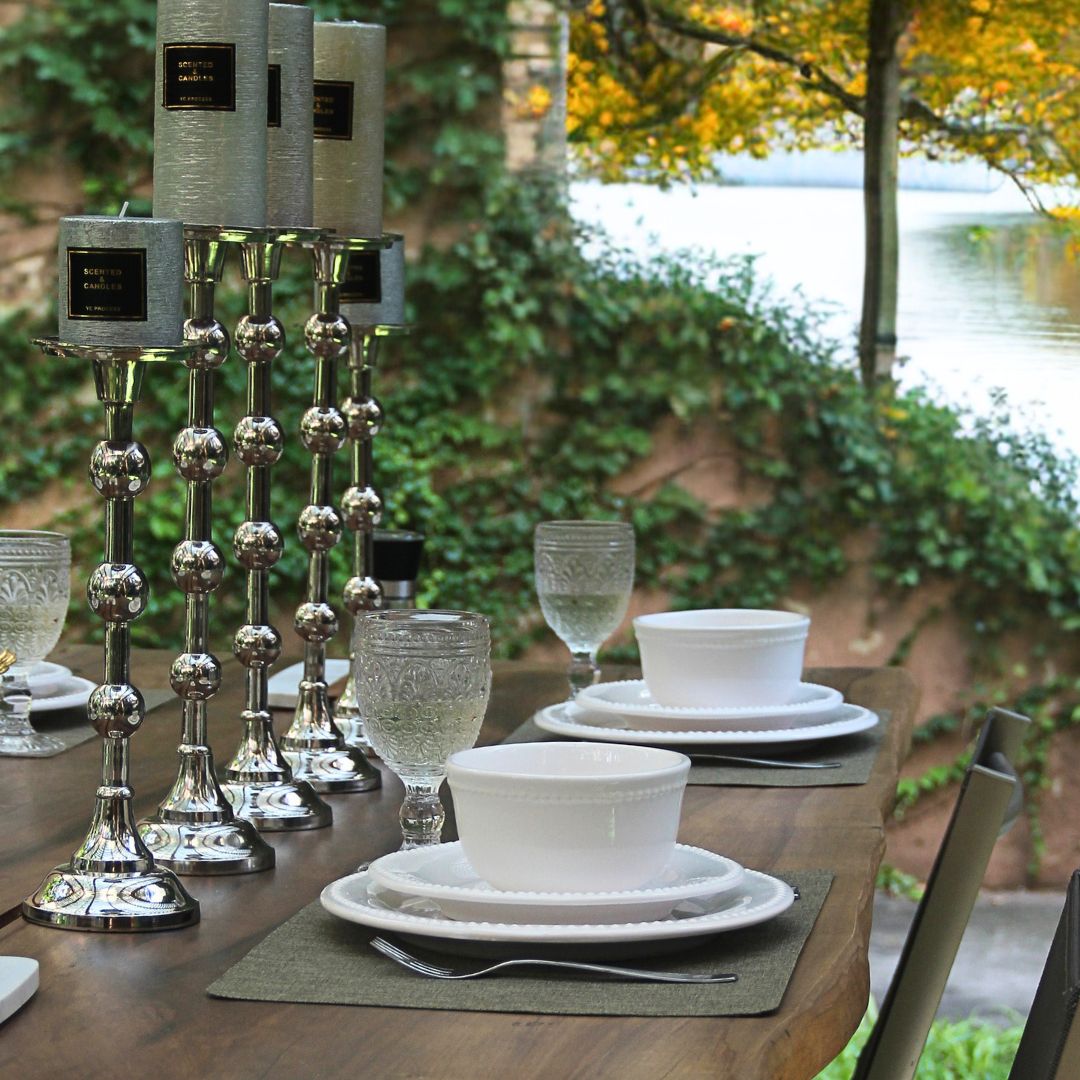 Juego 16 Piezas Queen Blanco / Alabama