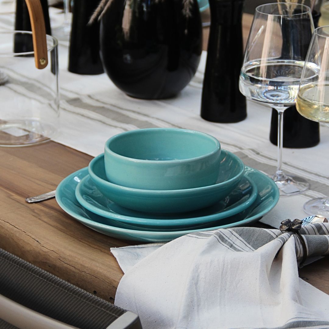 Juego 12 Piezas Daily Turquesa