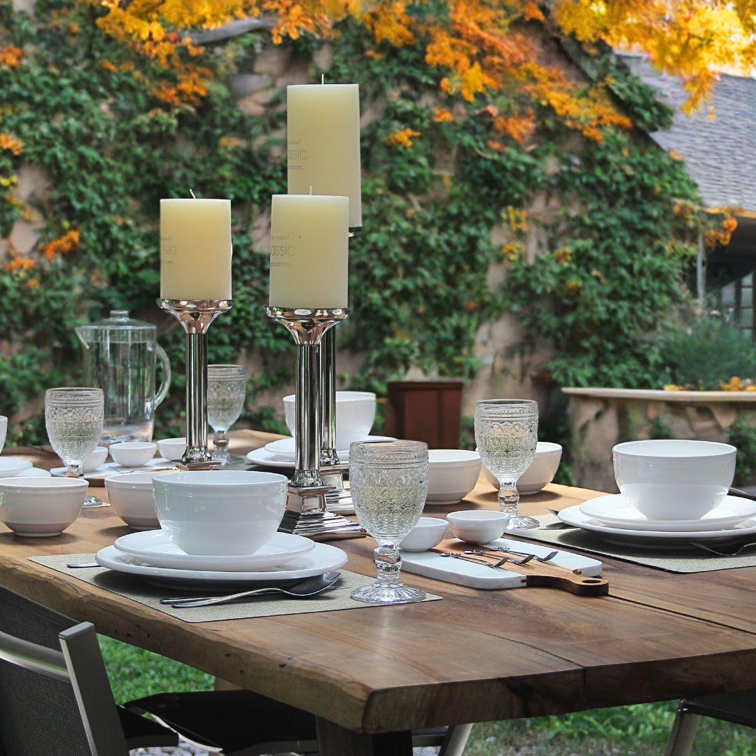 Juego 12 Piezas Lisboa Blanco