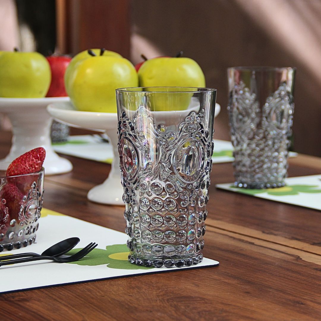 Vaso Acrílico Imperial Alto Smoky