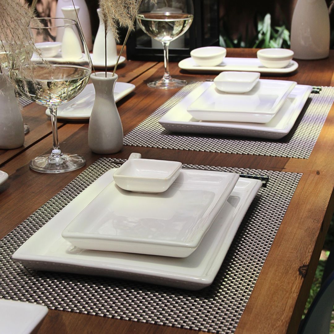 Plato Postre Rectangular