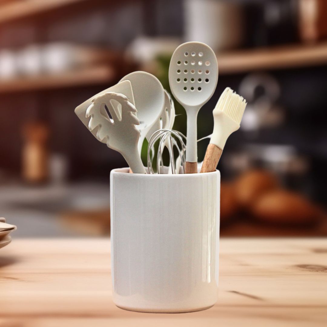 Espumadera Silicona Premium Blanca 35 cm