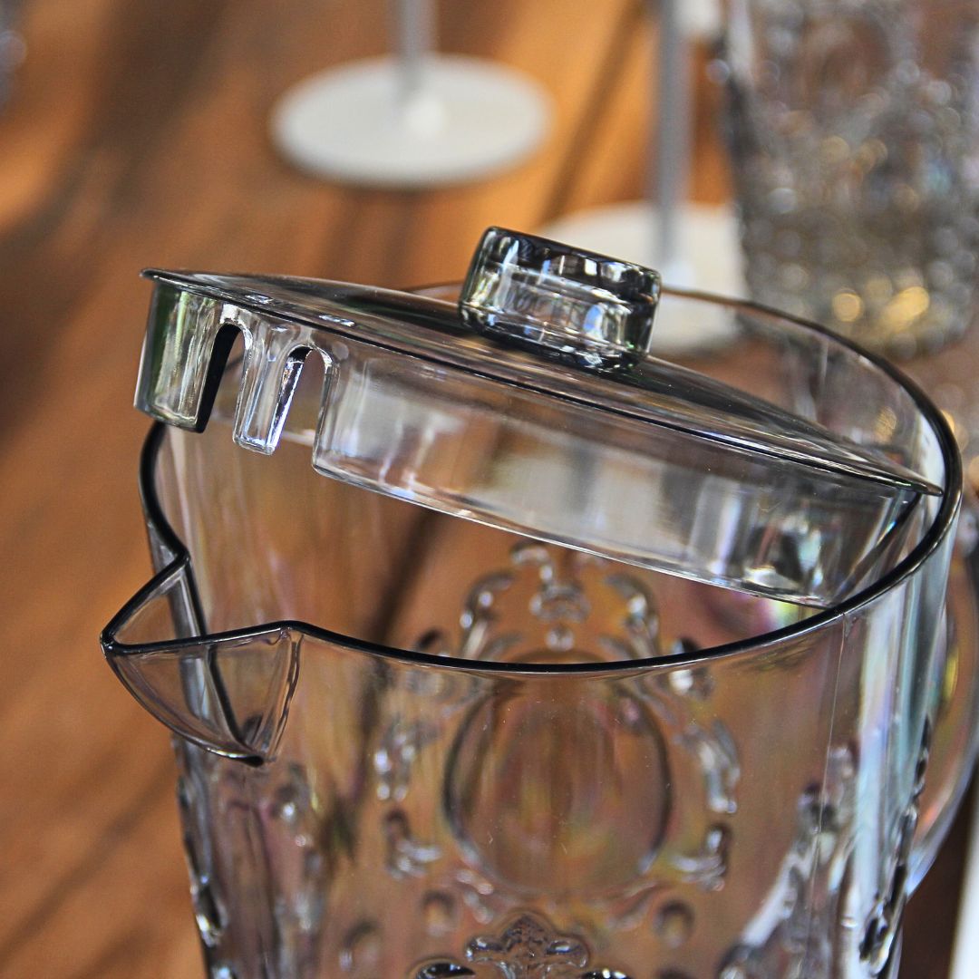 Pack 1 Jarra + 6 Vasos Altos Imperial Smoky