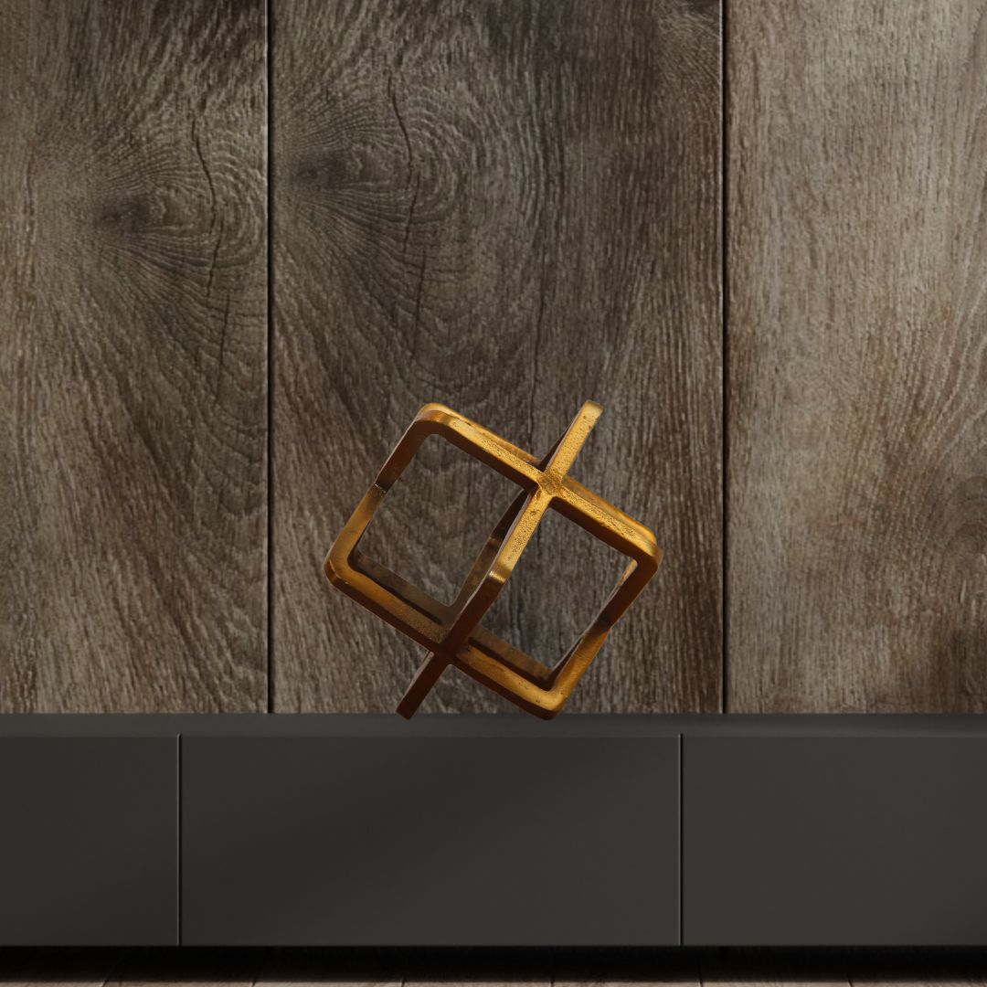 Objeto Deco Square Gold