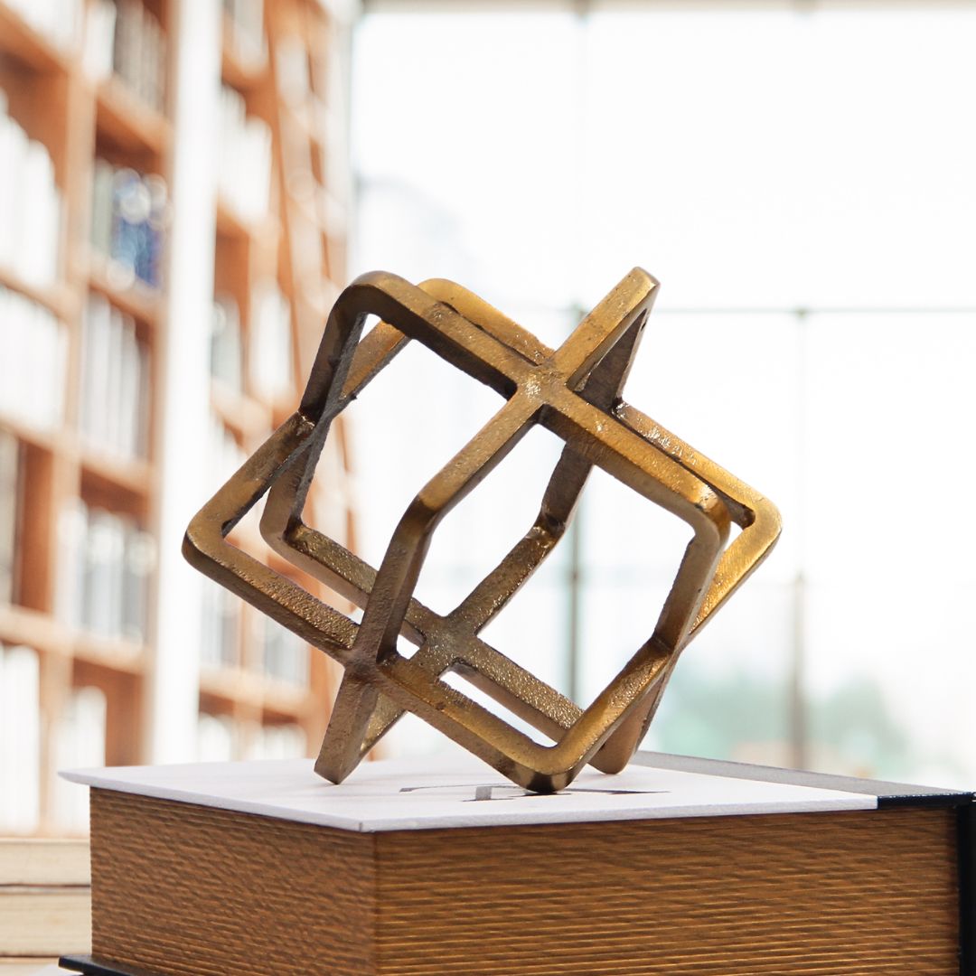 Objeto Deco Square Gold