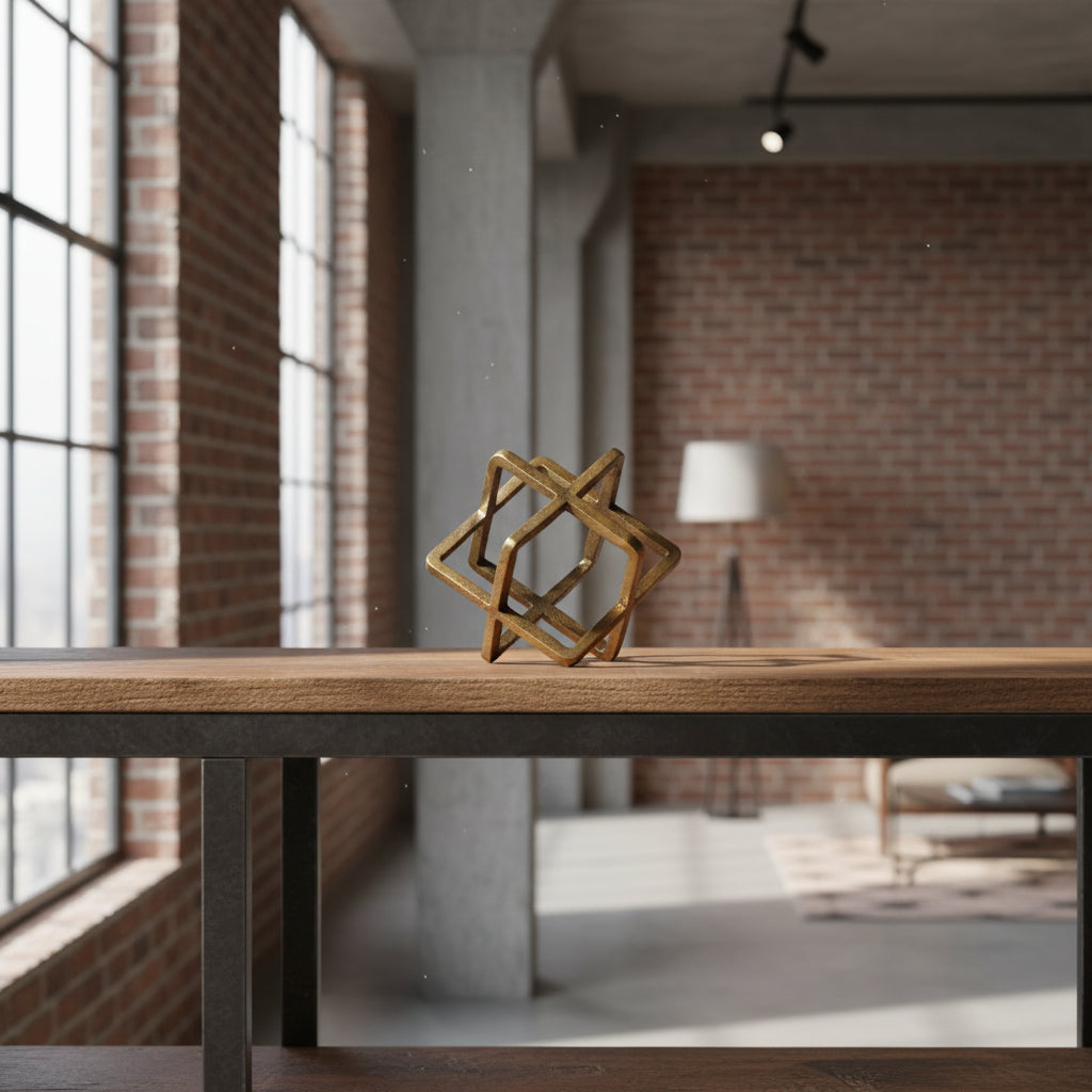 Objeto Deco Square Gold