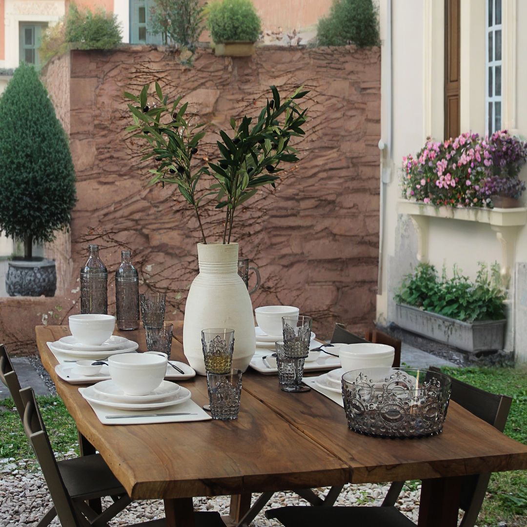 Pack 6 Copas + Ensaladera Imperial Smoky