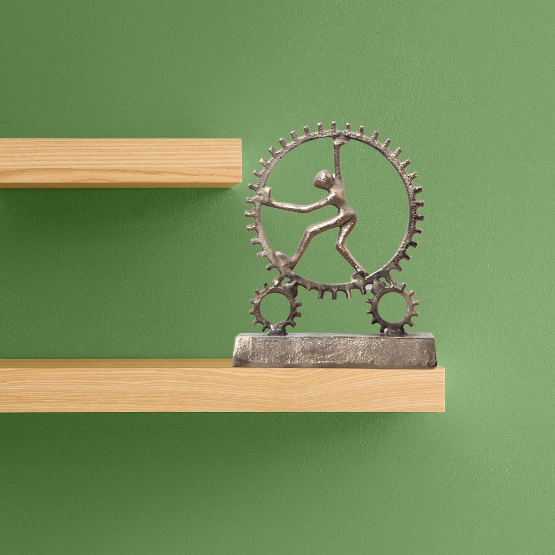 Escultura Rueda 25,5x20 cm