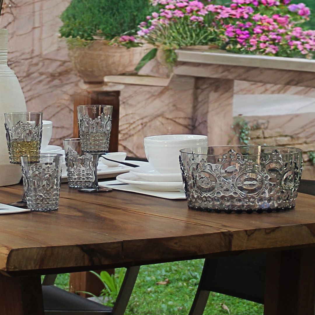 Pack 6 Copas + Ensaladera Imperial Smoky